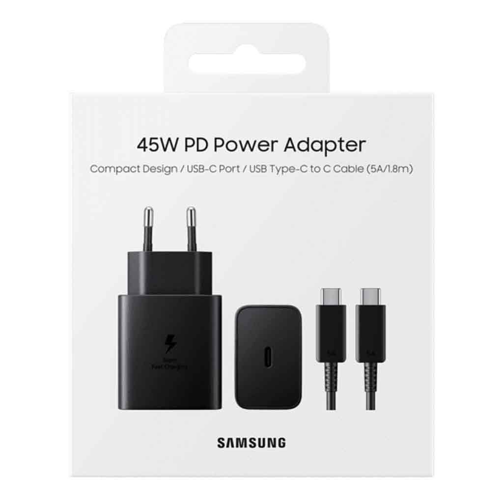 Samsung-45W-Charger-with-Cable Samsung 45W Charger with Cable - Image 1