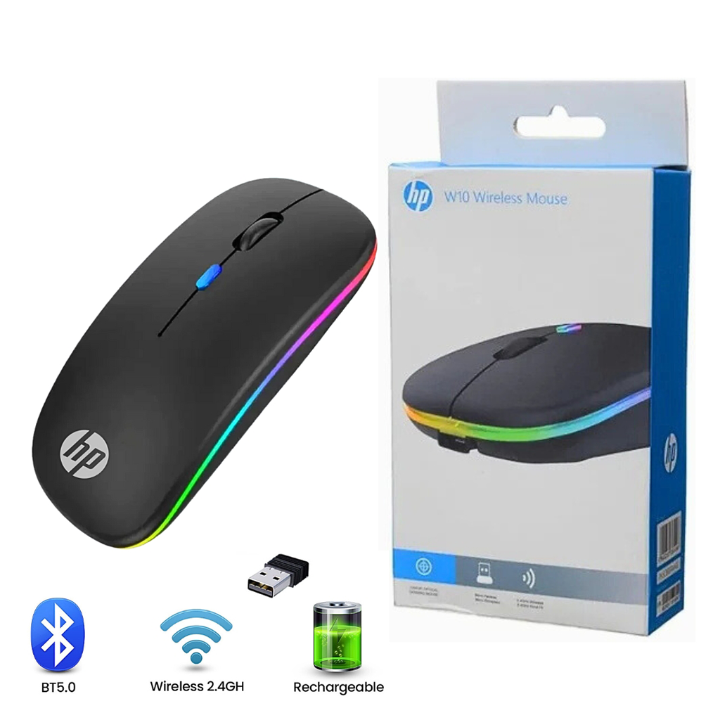 HP-10-Wireless-Mouse HP Mouse W10 wireless - Image 1